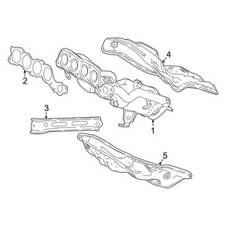 Toyota OE - Exhaust System - Manifold (2.5L)