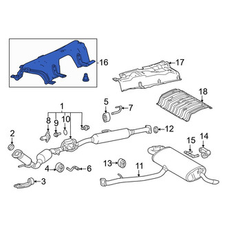 Toyota OE - Front Floor Pan Heat Shield