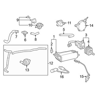 Toyota OE - Emission System - Emission Components