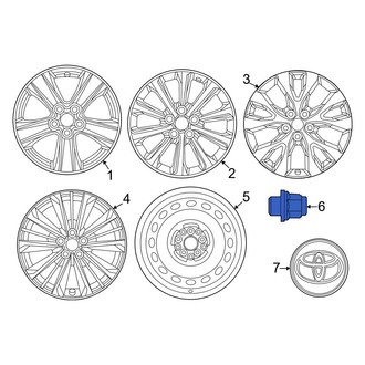Toyota OE - Wheel Lug Nut