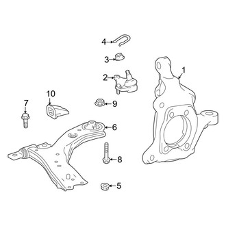 Toyota OE - Front Suspension - Suspension Components