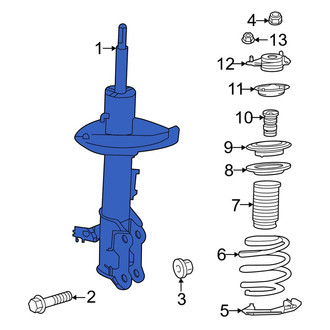 Toyota OE - Front Right Suspension Strut