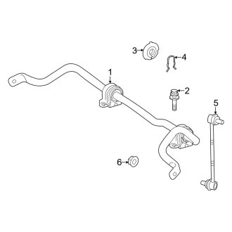 2025 Toyota Grand Highlander Sway Bars & Parts | Bushings, End Links