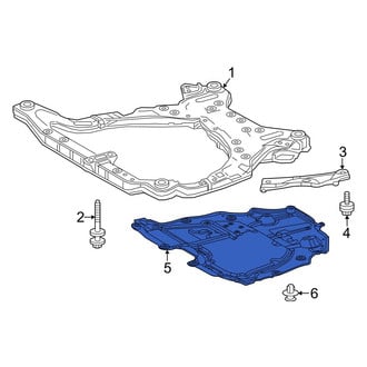 Toyota OE - Front Floor Pan Splash Shield