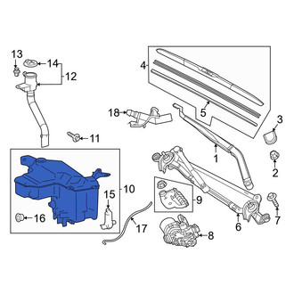 Toyota OE - Washer Fluid Reservoir