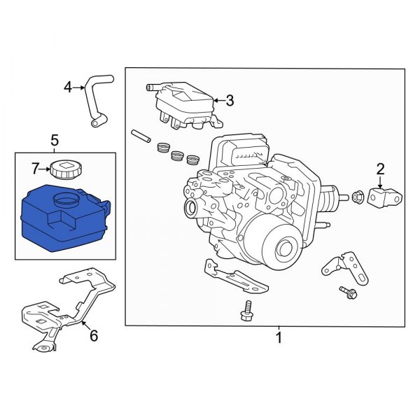 Brake Master Cylinder Reservoir