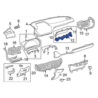 Toyota OE - Instrument Panel Pocket