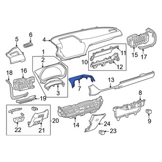 Toyota OE - Center Upper Instrument Panel Trim Panel