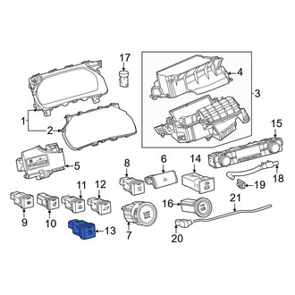 Toyota OE - Fuel Filler Door Switch