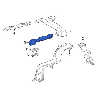Toyota OE - Rear Left Upper Instrument Panel Air Duct