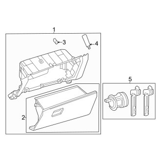 2025 Toyota Grand Highlander Glove Boxes, Cup Holders & Parts | CARiD