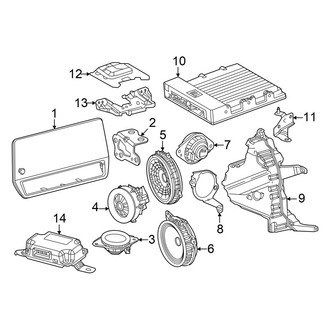 Toyota OE - Instrument Panel - Sound System