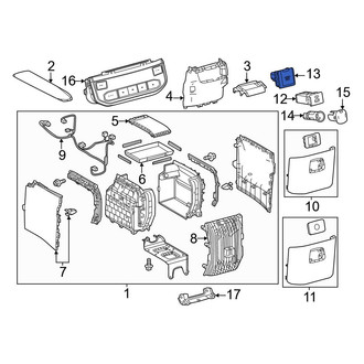 Toyota OE - Rear 12 Volt Accessory Power Outlet