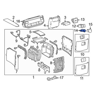 Toyota OE - Rear Audio Auxiliary Jack