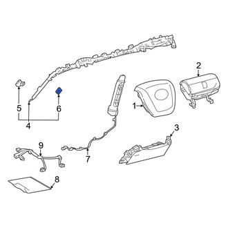 Toyota OE - Curtain Air Bag Spacer