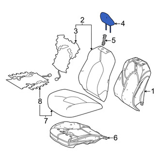 Toyota OE - Front Left Headrest