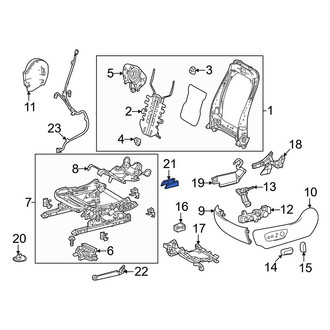 Toyota OE - Seat Track Cover