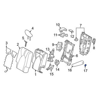Toyota OE - Right Seat Armrest Cap