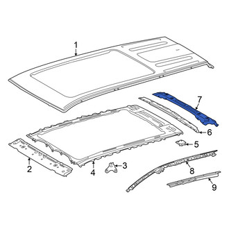 Toyota OE - Rear Roof Header Panel