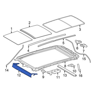 Toyota OE - Sunroof Deflector