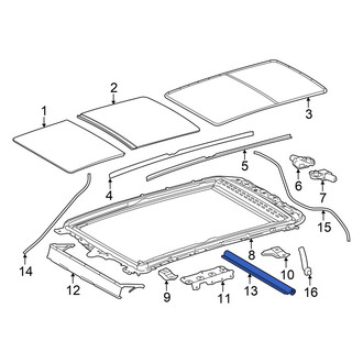Toyota OE - Sunroof Cover