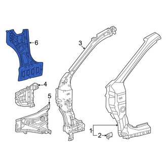 Toyota OE - Left Inner Body A-Pillar