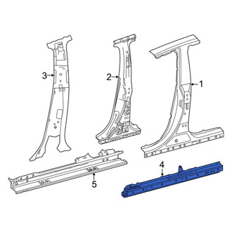 Toyota OE - Left Rocker Panel Reinforcement