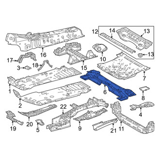 Toyota OE - Center Front Floor Pan