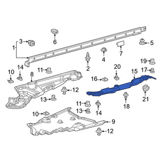 Toyota OE - Front Right Floor Pan Splash Shield