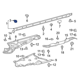 Toyota OE - Upper Rocker Panel Molding Clip