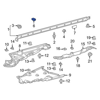 Toyota OE - Rocker Panel Molding Grommet
