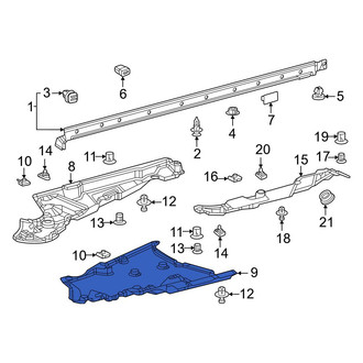 Toyota OE - Front Left Floor Pan Splash Shield