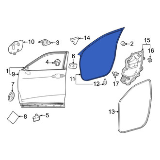 Toyota OE - Front Left Outer Door Seal