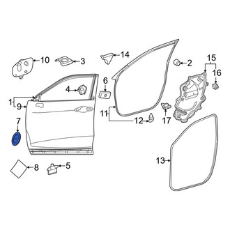 Toyota OE - Rear Door Plug
