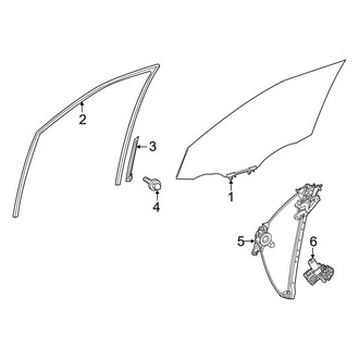 Toyota OE - Front Door - Glass & Hardware