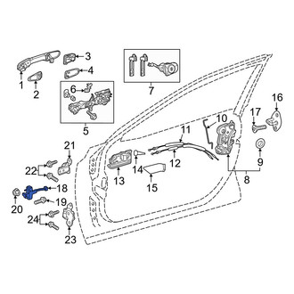 Toyota OE - Front Left Door Check