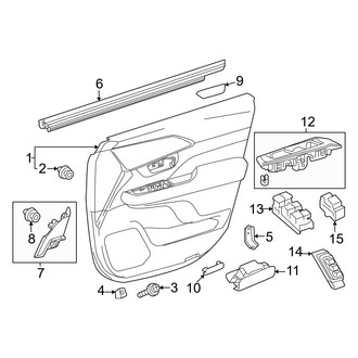 Toyota OE - Front Door - Interior Trim