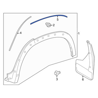 Toyota OE - Rear Wheel Arch Molding Gasket