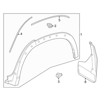 Toyota OE - Quarter Panel - Exterior Trim