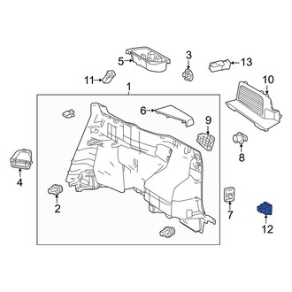 Toyota OE - Rear 12 Volt Accessory Power Outlet