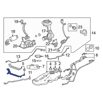 Toyota OE - Front Fuel Tank Strap Sleeve