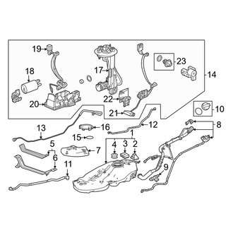 Toyota OE - Fuel System Components (Limited / Platinum / XLE)