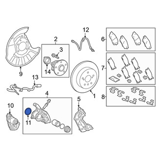 Toyota OE - Parking Brake Actuator O-Ring