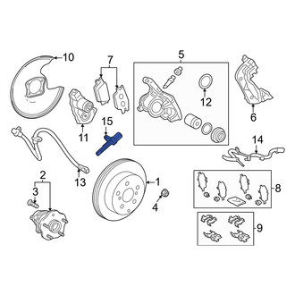 Toyota OE - Rear ABS Wheel Speed Sensor