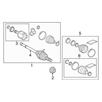 Toyota OE - Rear Suspension - Drive Axles