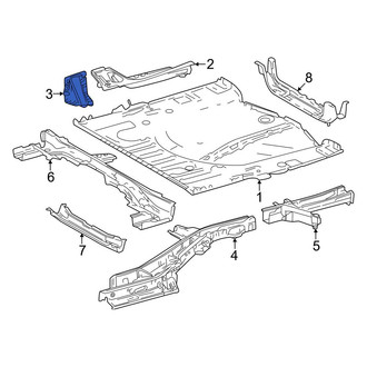 Toyota OE - Rear Right Floor Pan Reinforcement