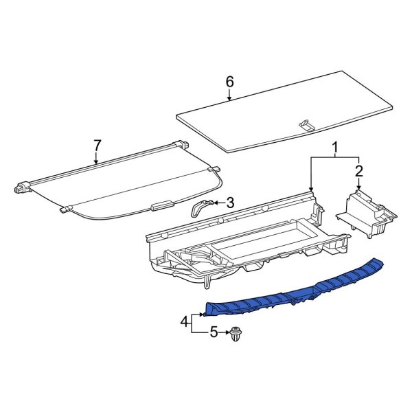 Liftgate Trim Scuff Plate