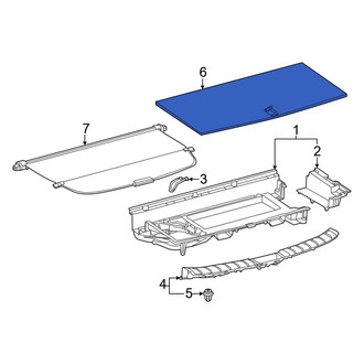 Toyota OE - Rear Floor Storage Compartment Lid