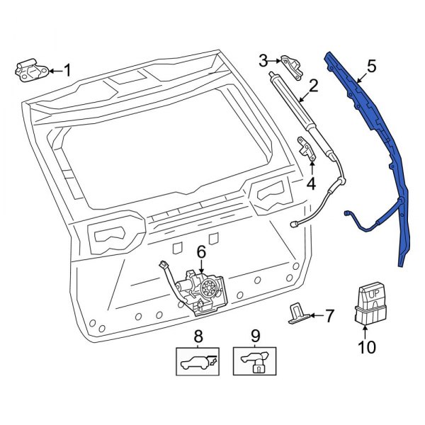 Toyota OE 842800E120 - Rear Left Liftgate Object Sensor