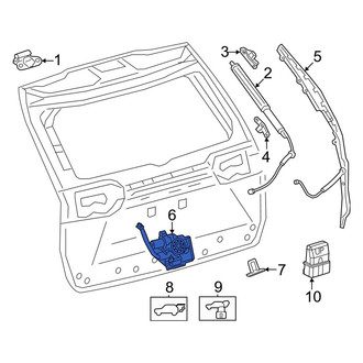 Toyota OE - Rear Liftgate Latch
